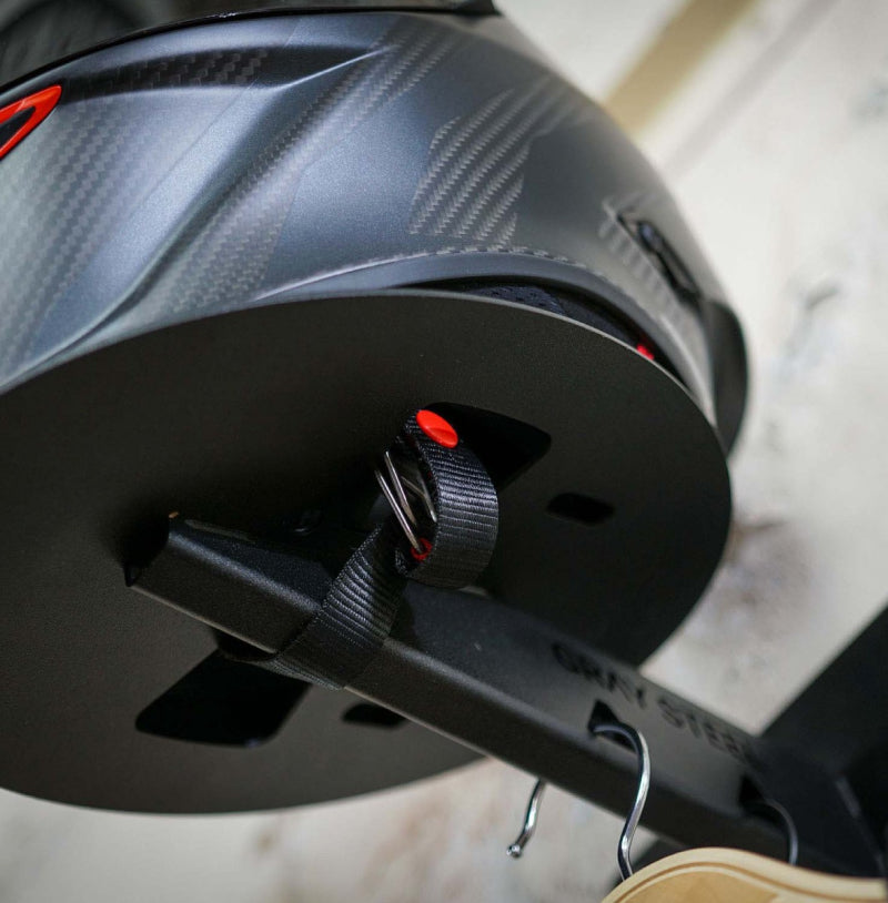 Wieszak na kask i odzież motocyklową Gray Steel X5