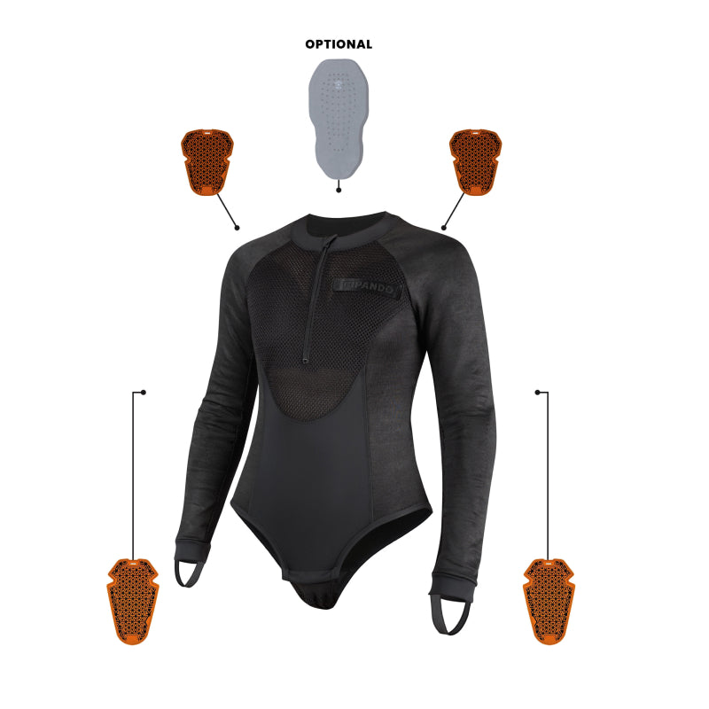 Body motocyklowe z ochraniaczami damskie Pando Moto