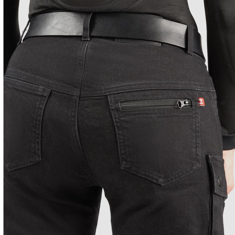 Jeansy motocyklowe Mila Cargo damskie