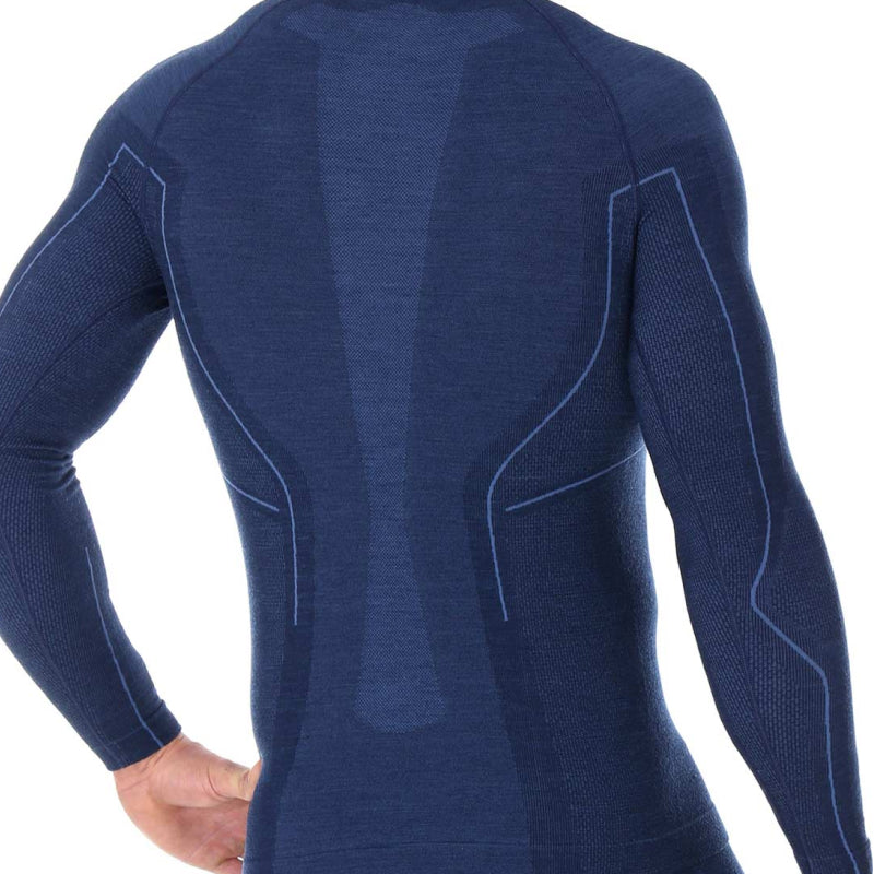 Koszulka Termoaktywna Męska z Długim Rękawem Brubeck Active Wool