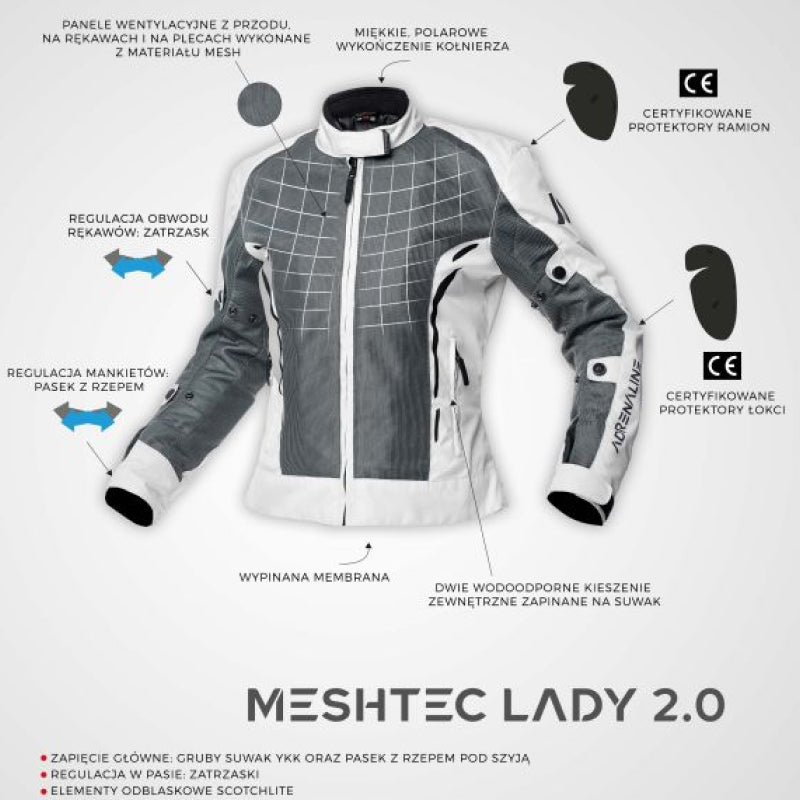 Damska Kurtka Letnia Adrenaline Meshtec Lady 2.0 PPE