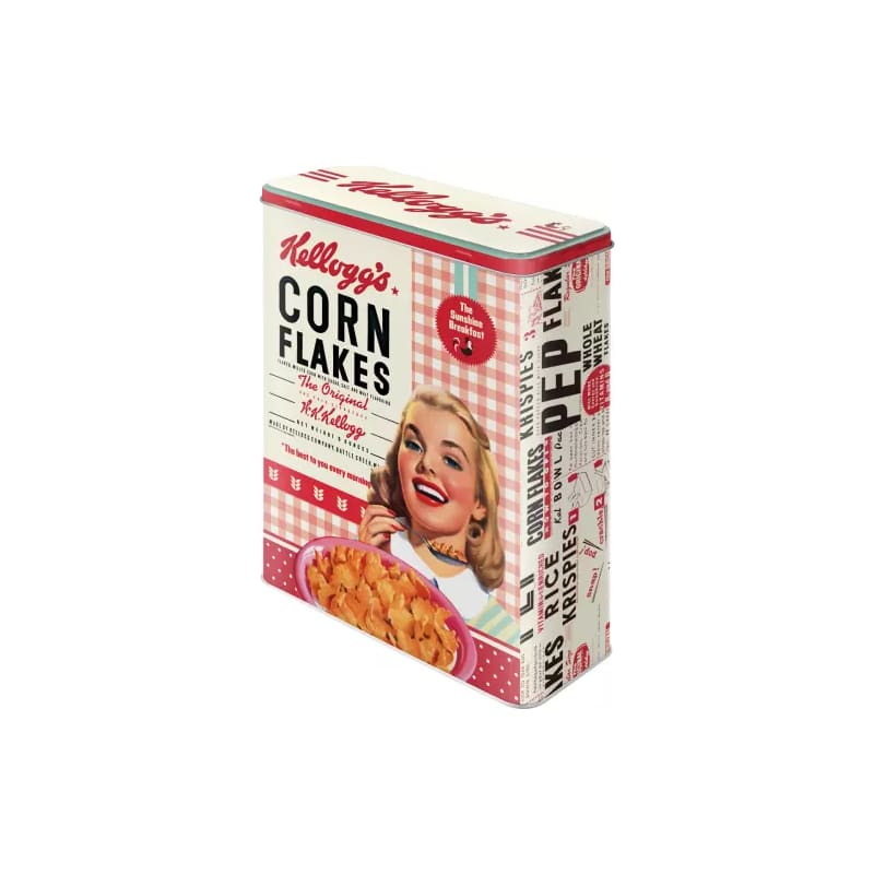 Puszka blaszana XL Kellogg-Girl Corn Flak
