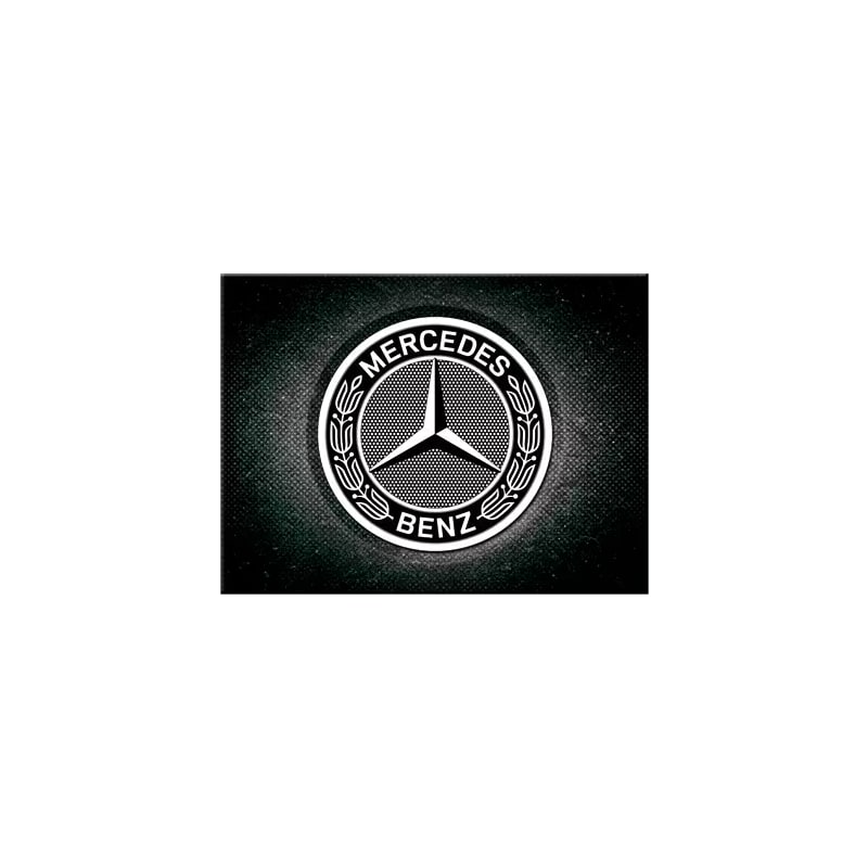 Magnes na lodówkę 6x8cm Mercedes-Benz Logo Black