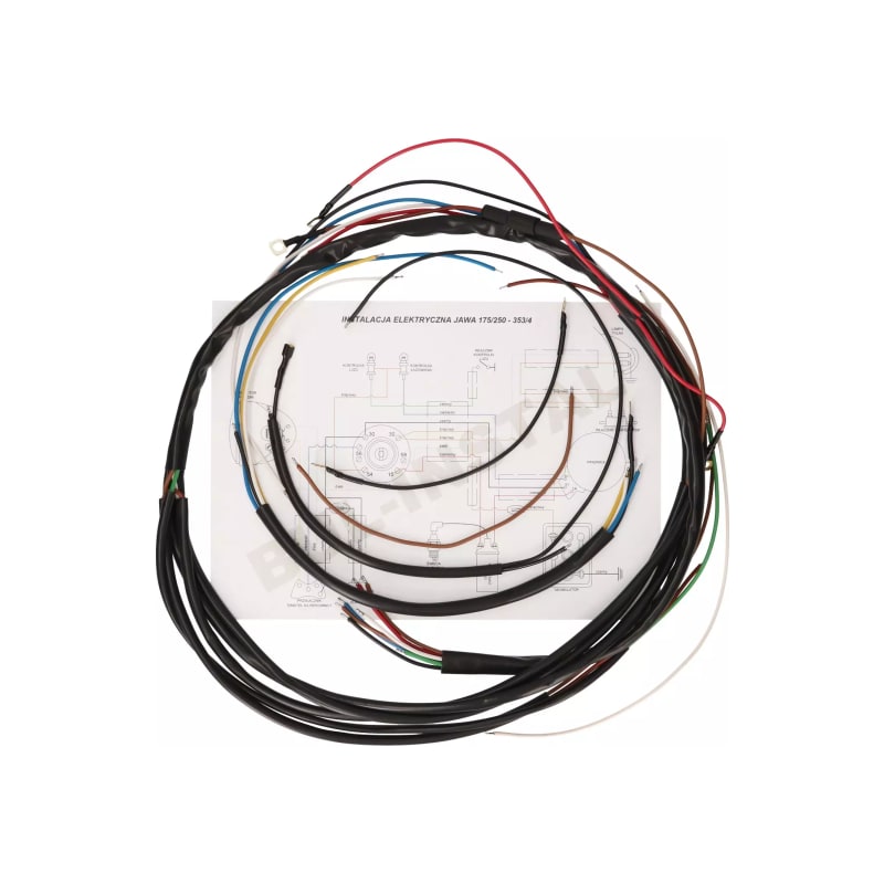 Wiązka - instalacja elektryczna Jawa 175 250 353/4 bez amperomierza