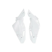 Komplet plastikowych osłon bocznych tylnych UFO Husqvarna TC TE 08-12 białe