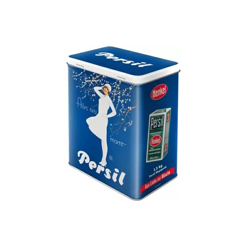 Puszka blaszana L Persil Weibe Dame Blau