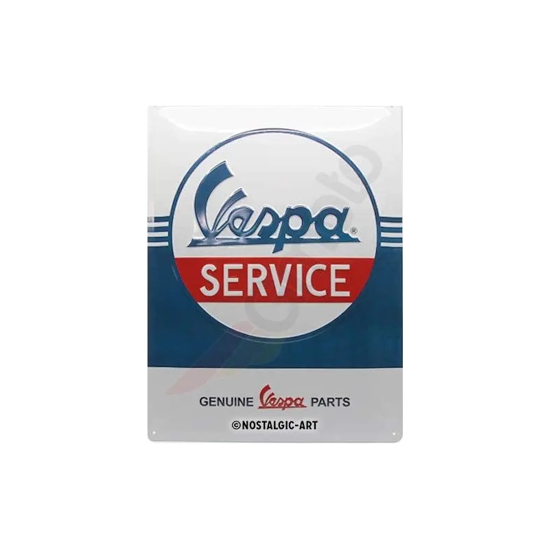 Plakat blaszany 30x40cm Vespa Service