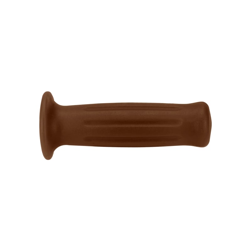 Manetki kierownicy Domino Barrel brązowe 22mm 118 mm zamknięte
