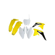 Komplet plastików UFO Suzuki RM-Z 450 żółty czarny biały
