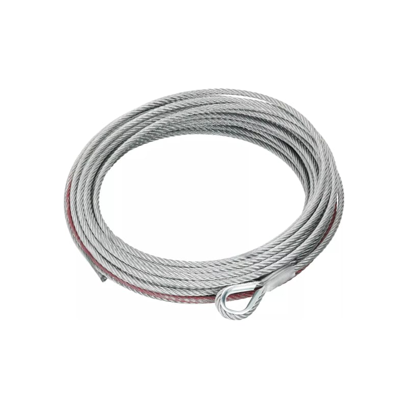 Lina do wyciągarki HLP stalowa 15.2m 4.8mm 3500lbs