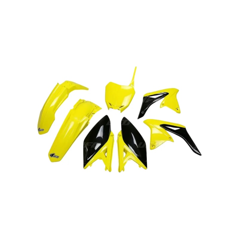 Komplet plastików UFO Suzuki RM-Z 250 żółty czarny 14-17