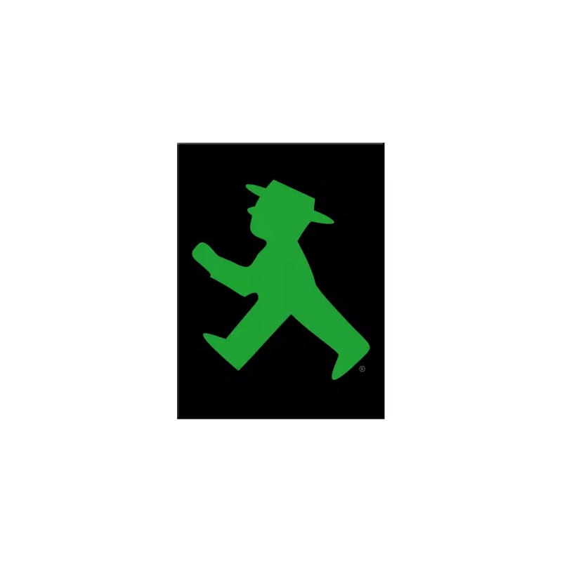 Magnes na lodówkę 6x8cm Ampelmann grun