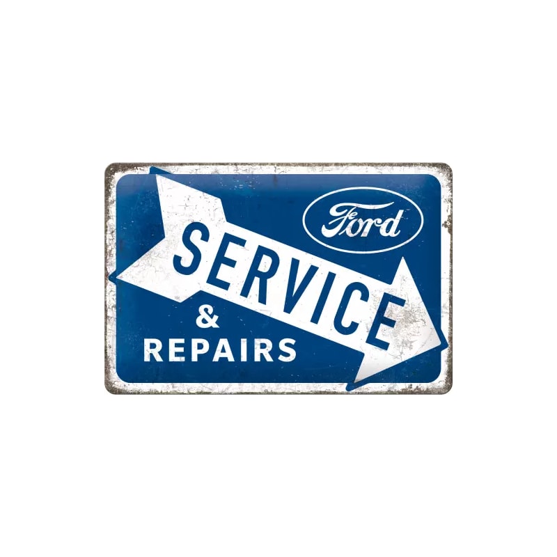 Plakat blaszany 20x30cm Ford Service & Repair