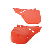 Komplet plastikowych osłon bocznych tylnych UFO Honda CR 125 89-90 pomarańczowy