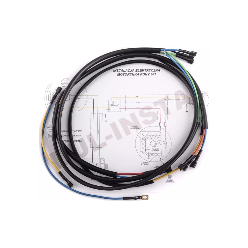 Wiązka - instalacja elektryczna Romet Motorynka Pony 301