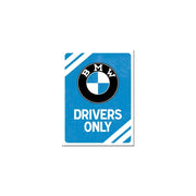 Magnes na lodówkę 6x8cm BMW Drivers Only Blue