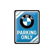 Plakat blaszany 15x20cm BMW Parking Only