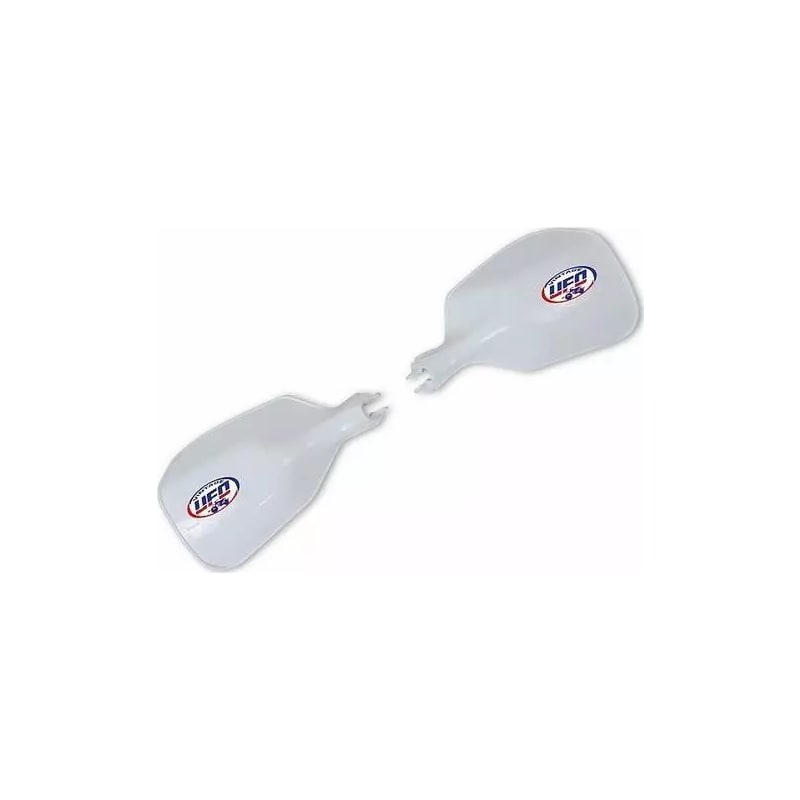 Osłony rąk handbary UFO uniwersalne pod hamulec tarczowy białe