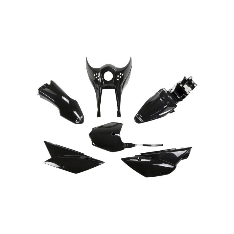 Komplet plastików UFO Kawasaki KLX 110 10-17 czarny