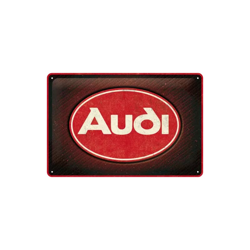 Plakat blaszany 20x30cm Audi Red Shine