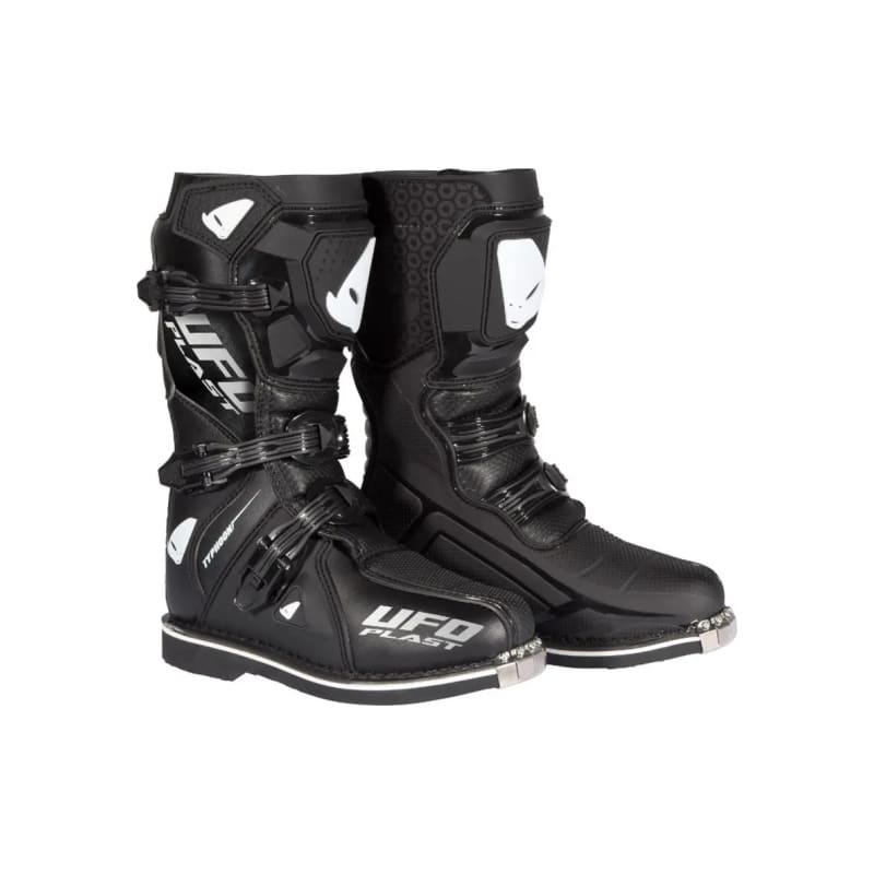 Buty motocyklowe cross enduro UFO Typhoon Junior Kid czarny 38