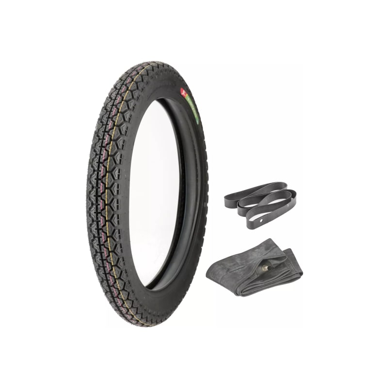 Opona + dętka + fartuch Yuan Xing P45 3.50-18 6PR TT