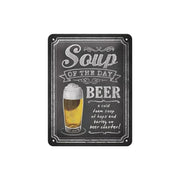 Plakat blaszany 15x20cm Soup of the Day
