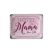 Plakat blaszany 15x20cm Hotel Mama