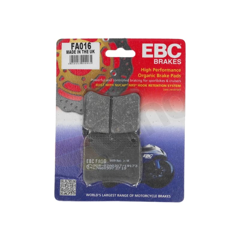 Klocki hamulcowe EBC FA 016 (2 szt.)