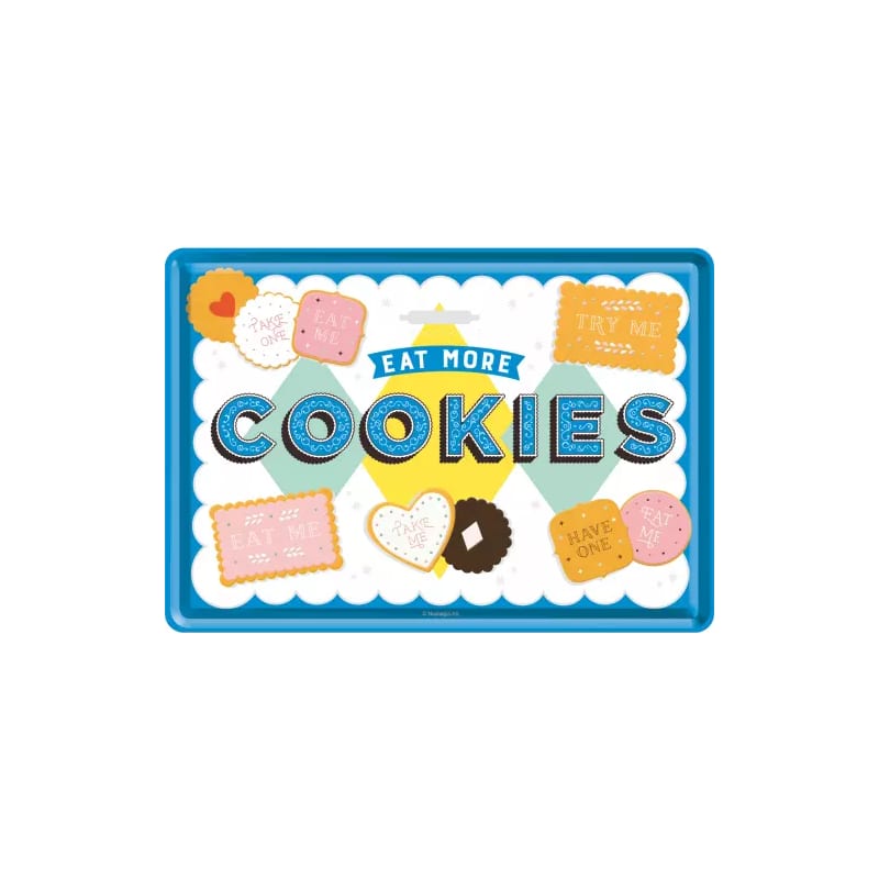 Pocztówka blaszana 14x10cm Cookies
