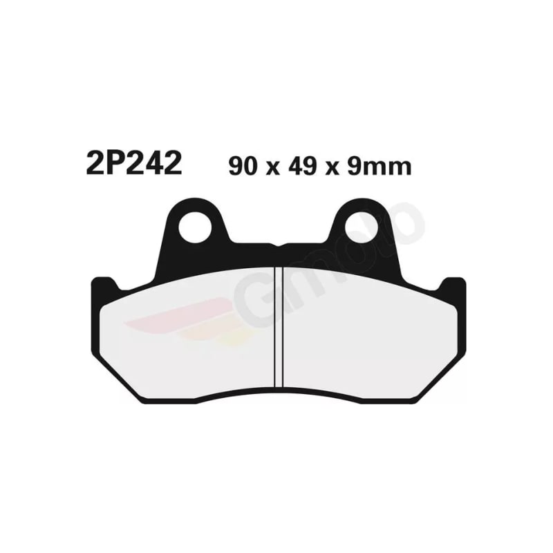 Klocki hamulcowe Nissin Street Semi-Metallic 2P-242NS