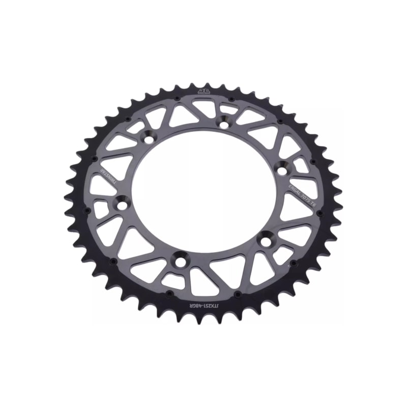Zębatka tył duraluminiowa JT JTX251.48GR 48z rozmiar 520 szara