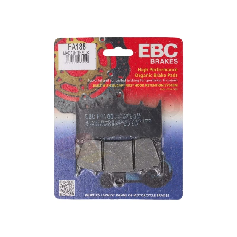 Klocki hamulcowe EBC FA 188 (2 szt.)