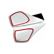 Komplet plastikowych osłon bocznych tylnych UFO Yamaha TT 600 84-92 biały komplet