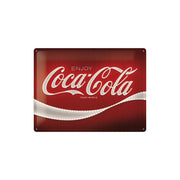 Plakat blaszany 30x40cm Coca-Cola Logo Red