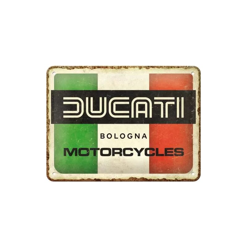 Plakat blaszany 15x20cm Ducati Italy Giugiaro
