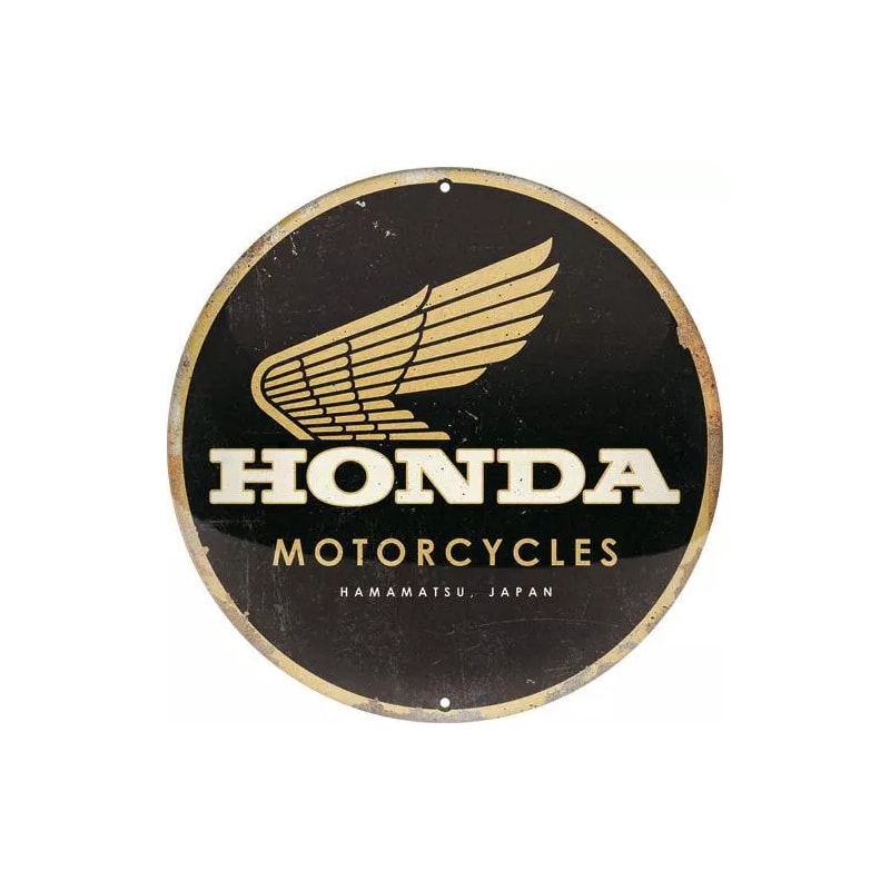 Tablica - plakat okrągły 35cm Honda MC