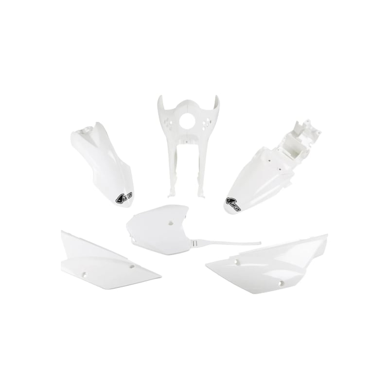 Komplet plastików UFO Kawasaki KLX 110 10-17 biały