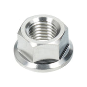 Nakrętka kołnierzowa zębatki HLP M10x1.25mm tytan srebrny