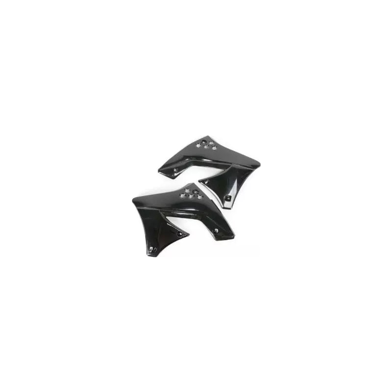 Osłony chłodnicy UFO Kawasaki KXF 250 09-11 czarne