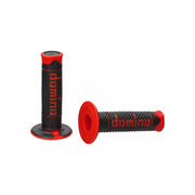 Manetki kierownicy Domino A260 enduro cross czarny czerwony zamknięte