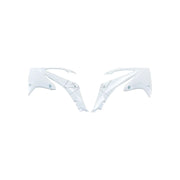 Osłony chłodnicy UFO Honda CRF 450R 09-12 CRF 250R 10-13 białe