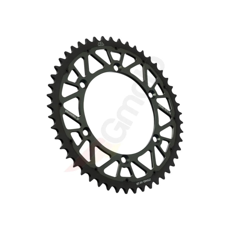 Zębatka tył duraluminiowa JT JTX460.50GR 50z rozmiar 520 szara