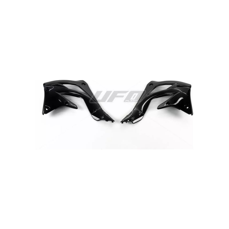 Osłony chłodnicy UFO Kawasaki KXF 450 12-15 czarne