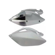 Komplet plastikowych osłon bocznych tylnych UFO Honda CRF 250R 06-09 białe
