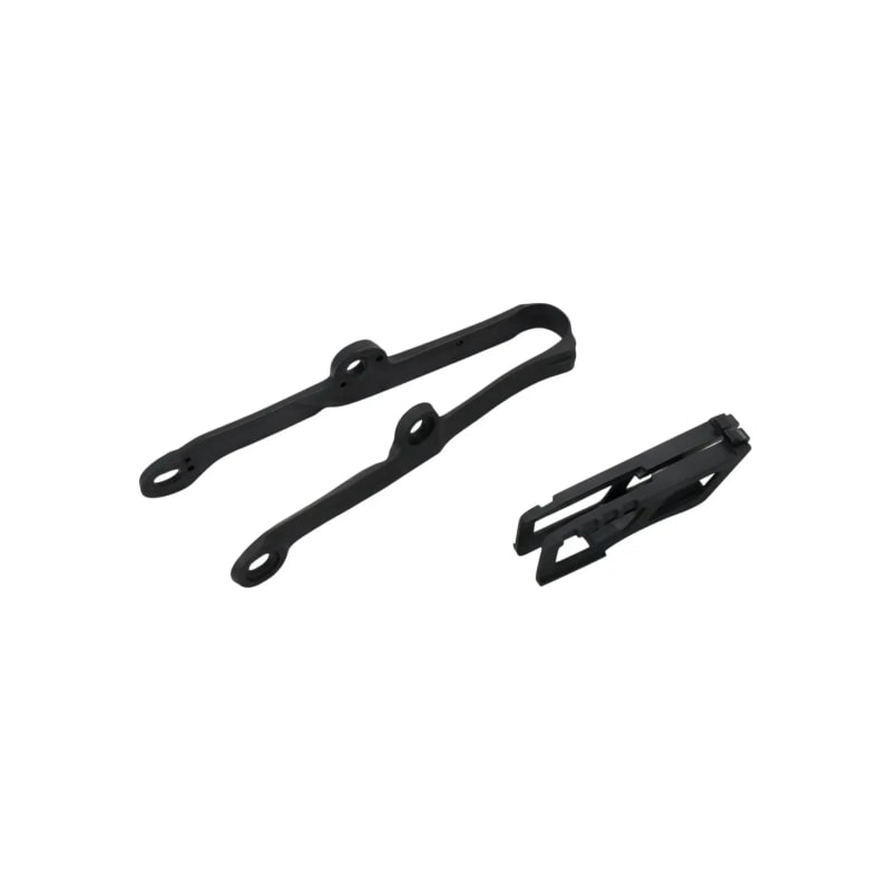 Zestaw UFO ślizg i prowadnica Kawasaki KXF 250 09-16 KXF 450 09-15 czarny