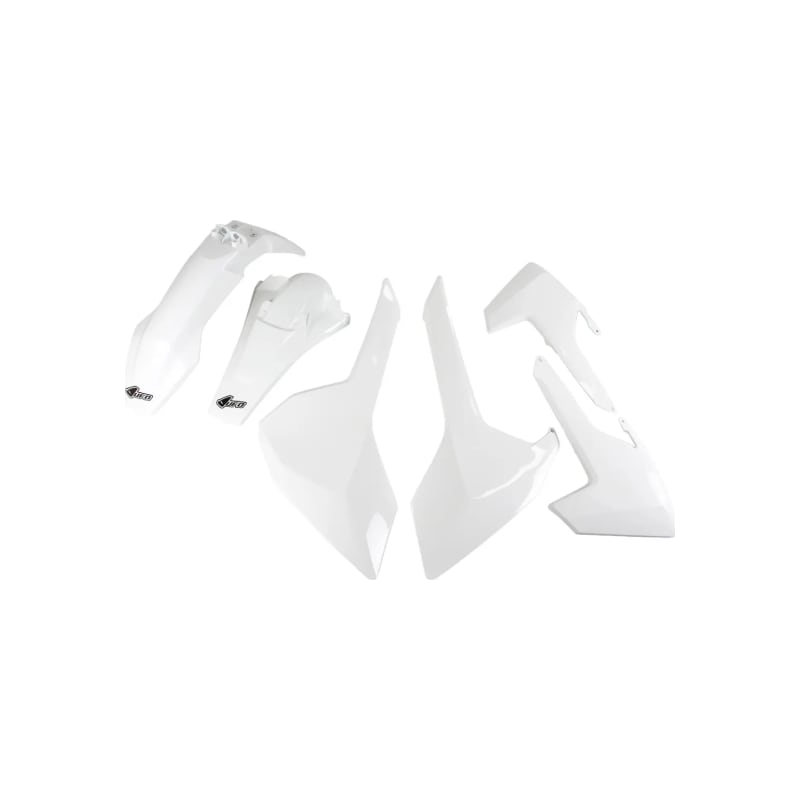 Komplet plastików UFO Husqvarna TE TX 125 250 300 17-19 FE 250 350 450 501 17-19 biały