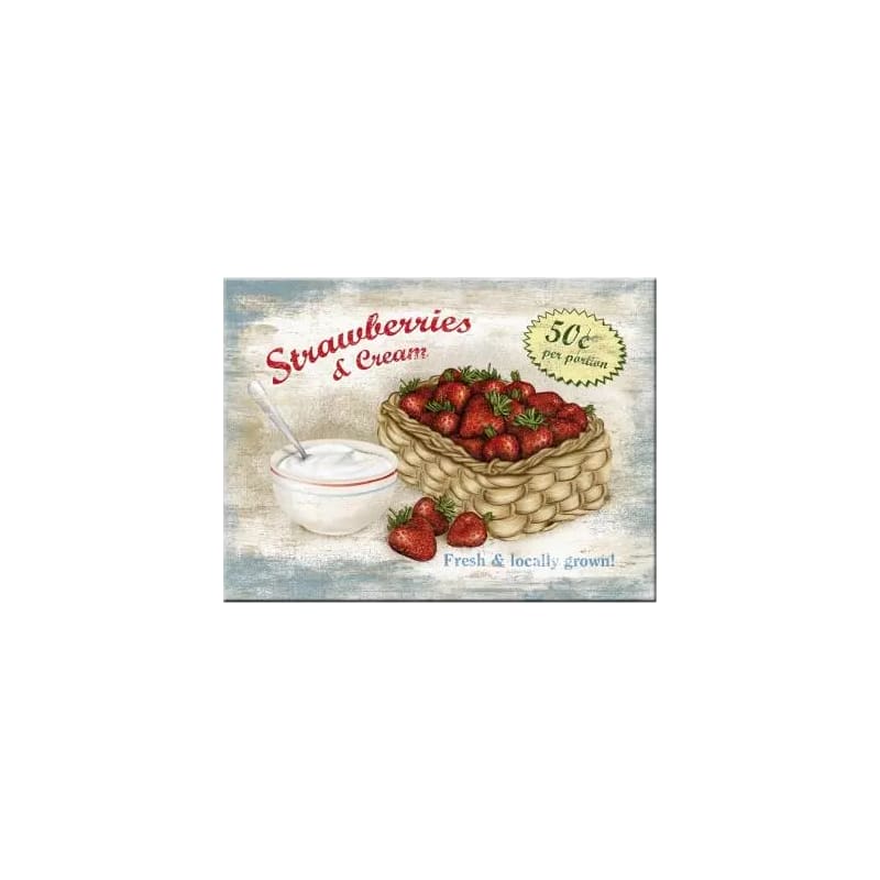 Magnes na lodówkę 6x8cm Strawberries Cream