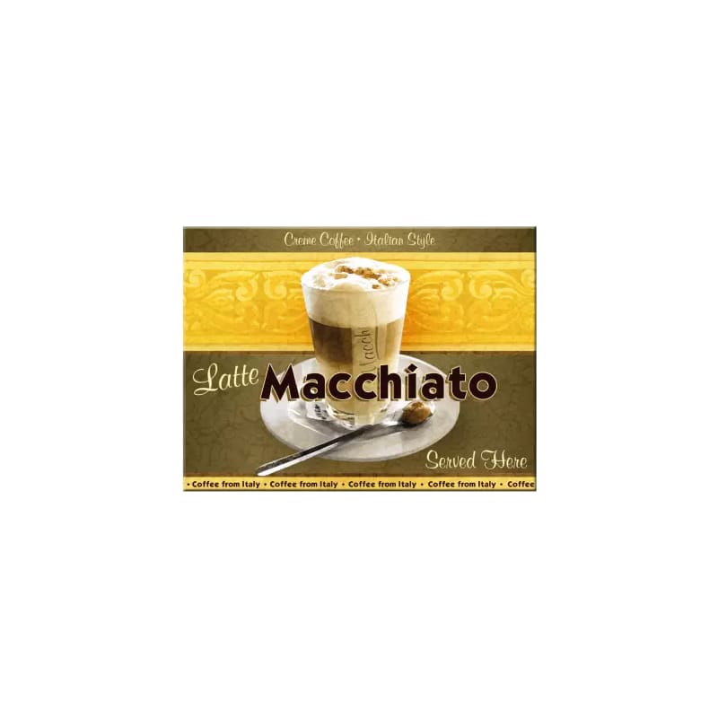 Magnes na lodówkę 6x8cm Latte Macchiato