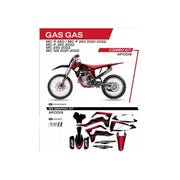 Okleina motocyklowa UFO Apodis GAS GAS MC 125 21-22 MC 250 22 MCF 250 350 450 21-22 czarny